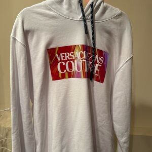 Versace Jeans Collection White Hoodie